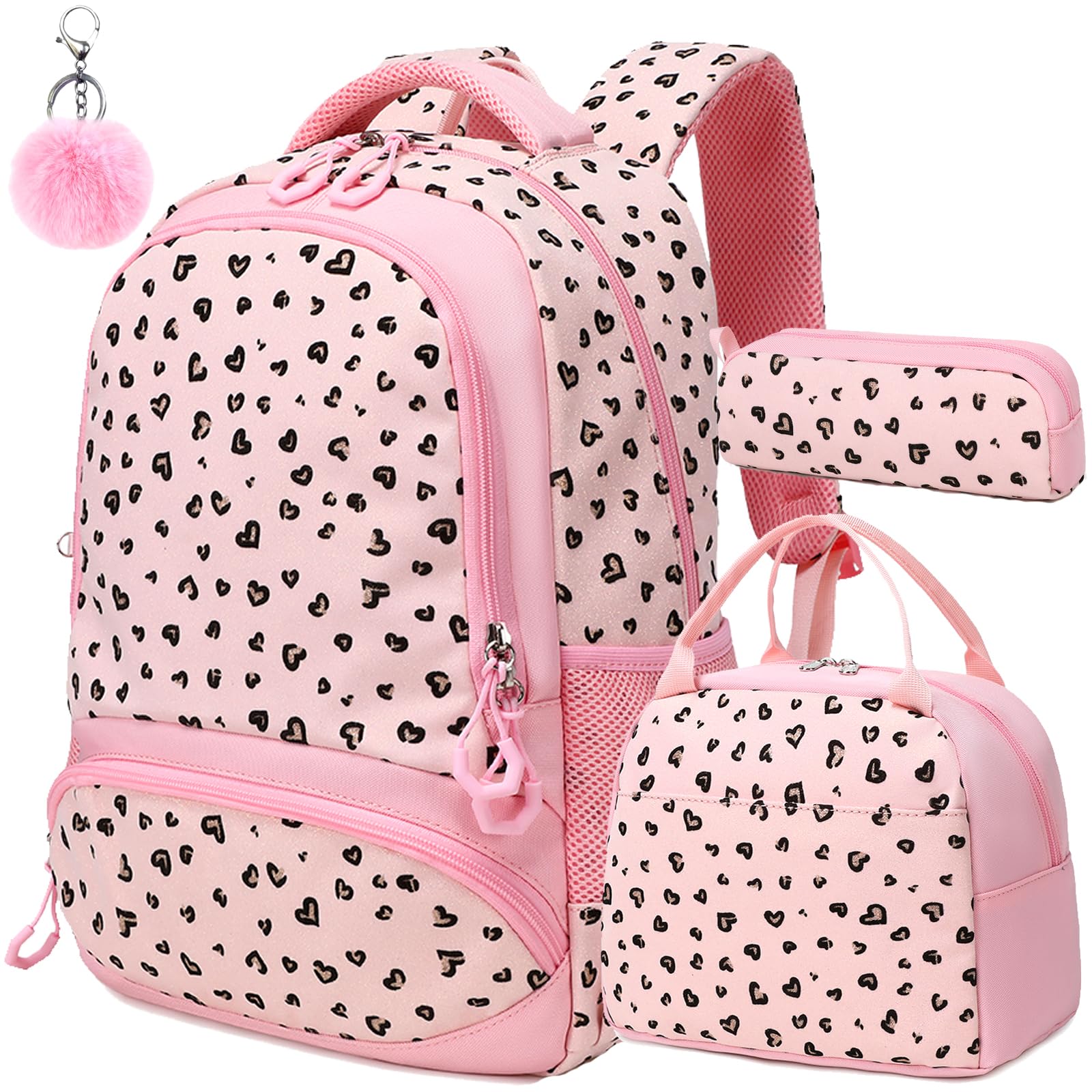 Unicorn Backpack for Girls School Backpack for Girls Unicorn Bookbag School Bag Set for Elementary Back to School