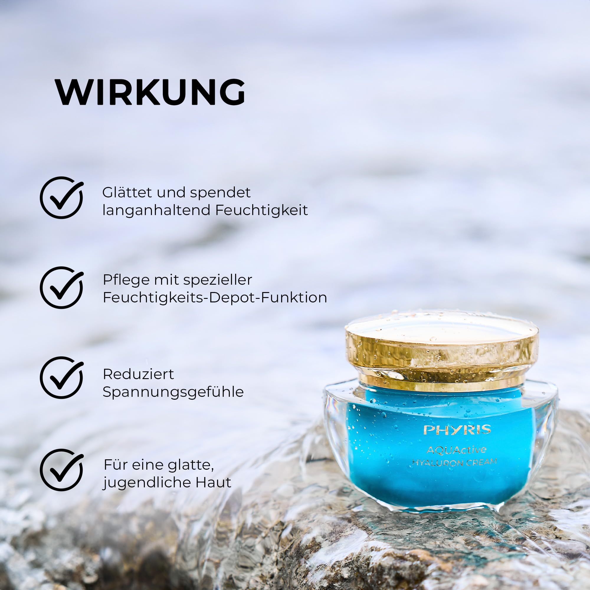 PHYRIS AQUACTIVE Hyaluron Cream 24h Gesichtscreme 50 ml