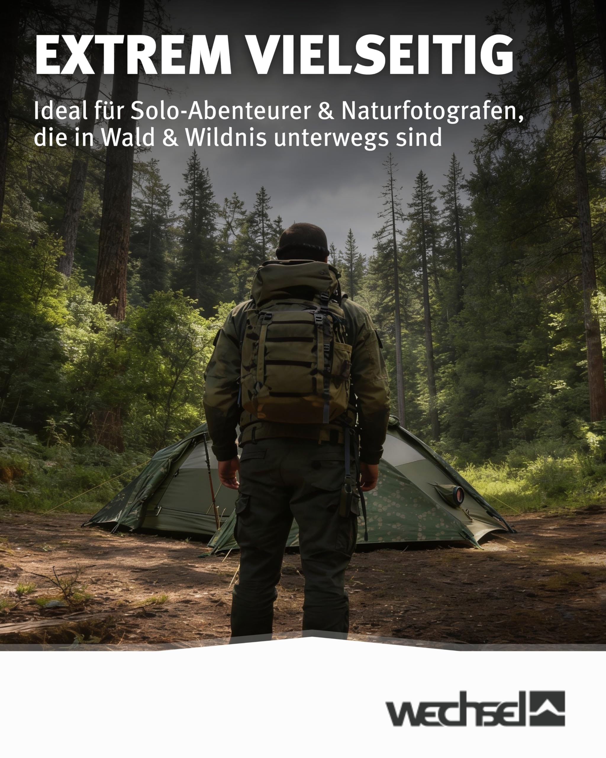 Wechsel Trekkingzelt Pathfinder Elements I Geodätzelt für 1 Person I sturmstabiles Kuppelzelt I kompakt & transportabel I ideales Outdoor-Zelt für Camping, Wandern, Trekking & Naturfotografie