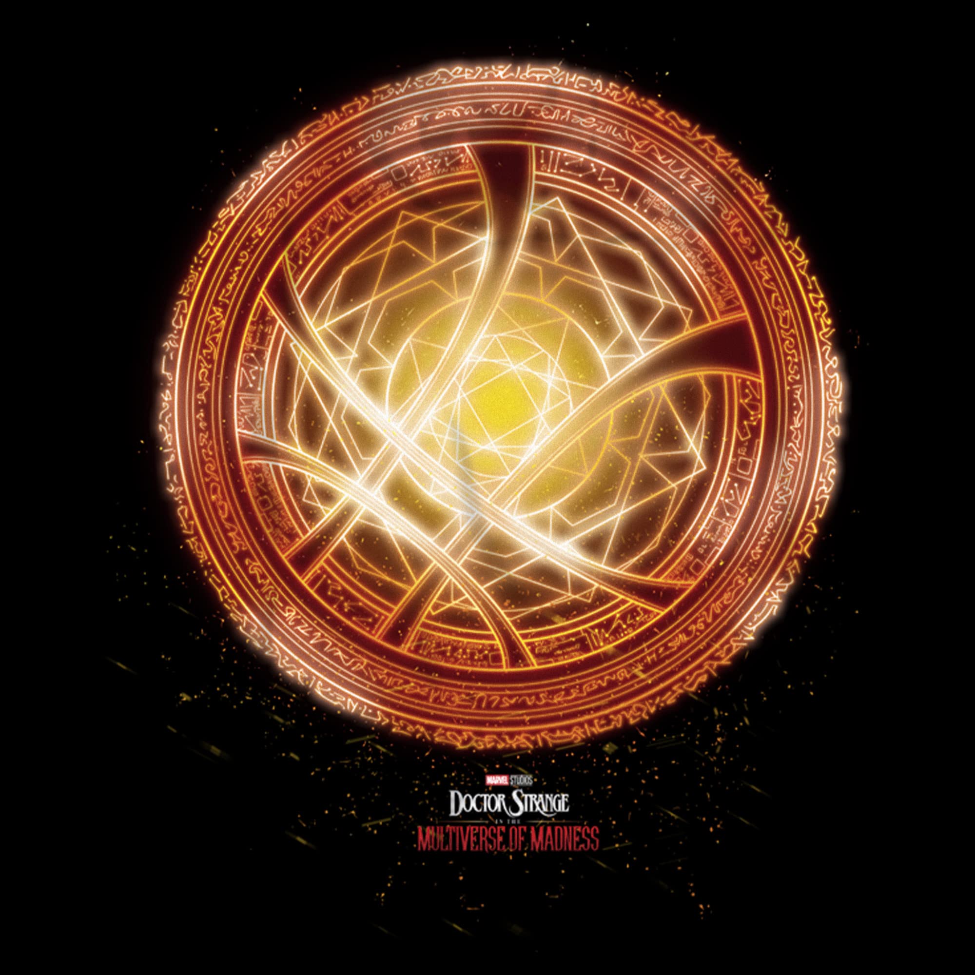 Marvel chłopięca bluza z kapturem Doctor Strange im Multiversum des Wahnsinns Dr. Strange Rune, czarna, S, czarny, S