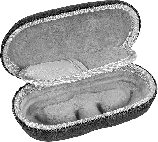 GEEKRIA Shield Carrying Case Compatible with Meta Ray-Ban Wayfarer/Headliner Smart Glasses, Hard Shell Non-Charging Travel...
