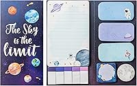 Vista 11 de Xqumoi 12 Pack Teaching is A Work of Heart Sticky Notes Set - Ruler Blackboard Pencil Apple Shape Self-Stick Note Pads Teacher Appreciation Gift