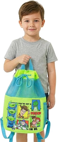Disney Sac à dos Toy Story, Sac De Natation Pour Enfants Avec Cordon De serrage, Taille Unique - 5