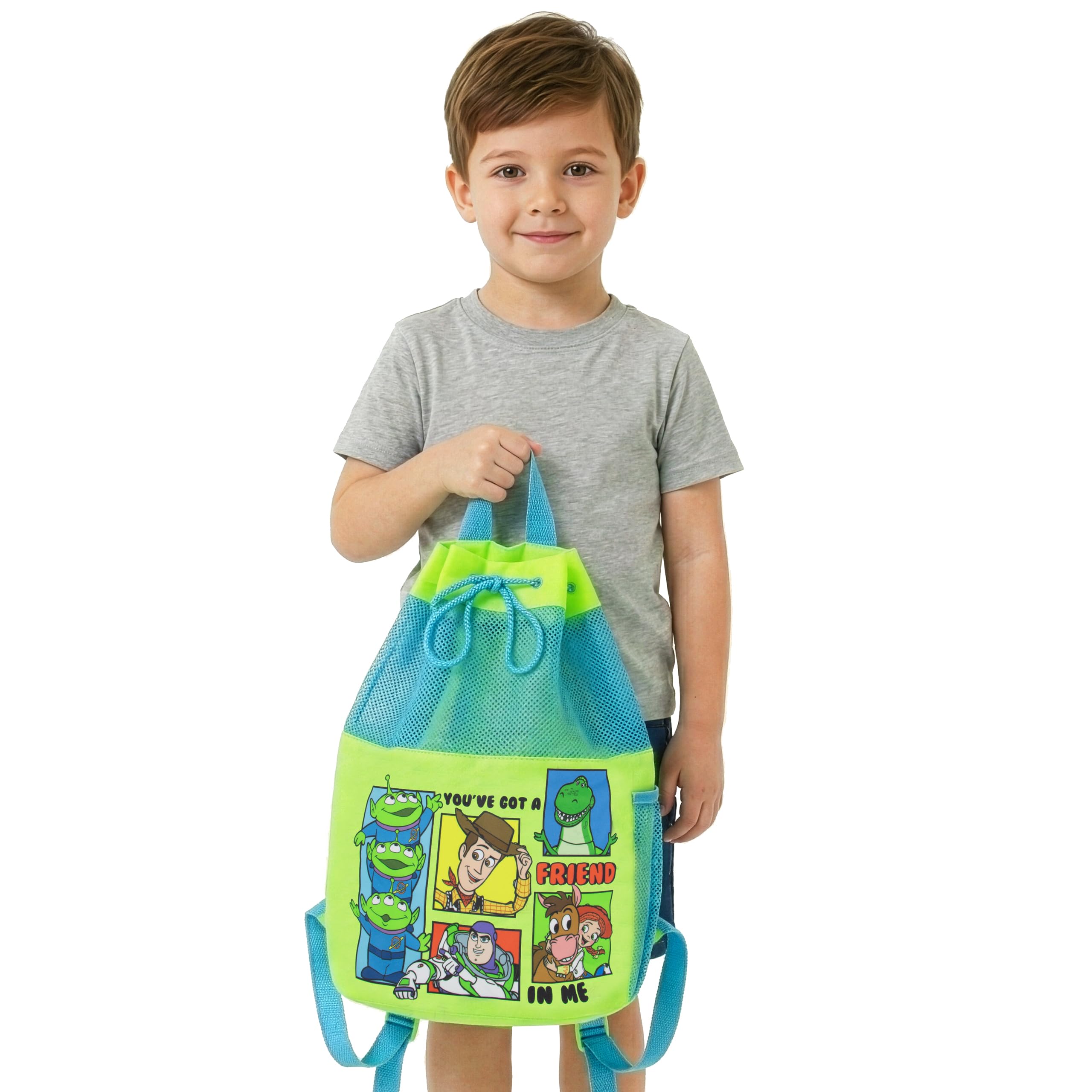 Disney Sac à dos Toy Story, Sac De Natation Pour Enfants Avec Cordon De serrage, Taille Unique - 5
