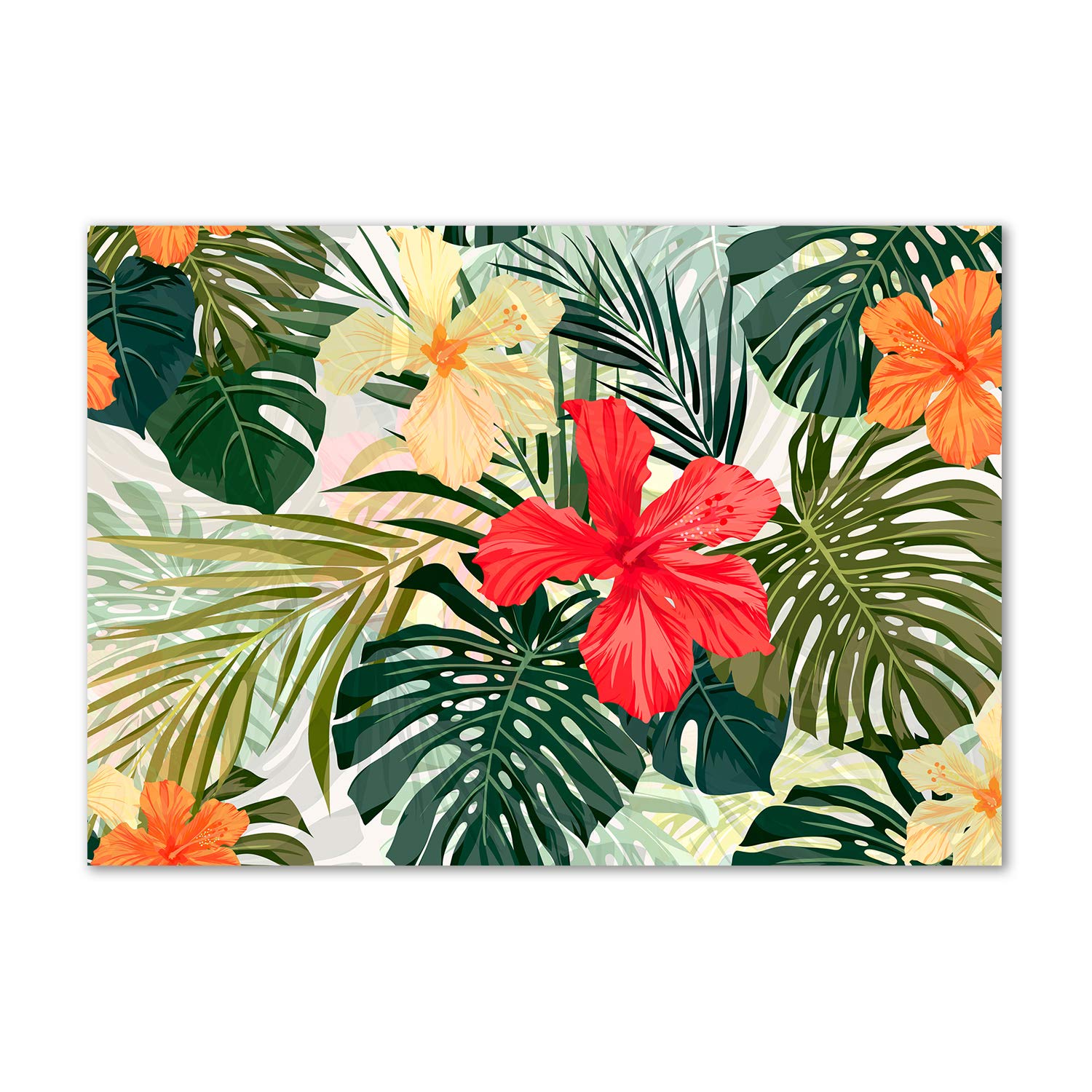 Tableau acrylique Tulup : des fleurs rouges éclatantes qui ne cassent pas