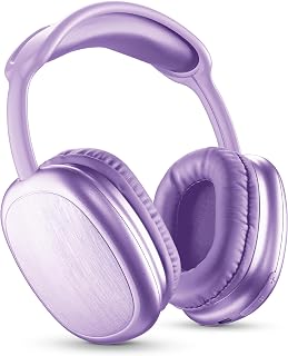 Music Sound - Bluetooth-Kopfhörer Around Ear MAXI2 - Bluetooth 5.0 - Play Time 22h - Integriertes Mikrofon - Steuerung am Kopfband und verstellbarem Kopfbügel - Violett