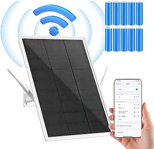 SECUEYE - Módem router solar 4G LTE con WiFi y batería de 26000 mAh impermeable para exteriores