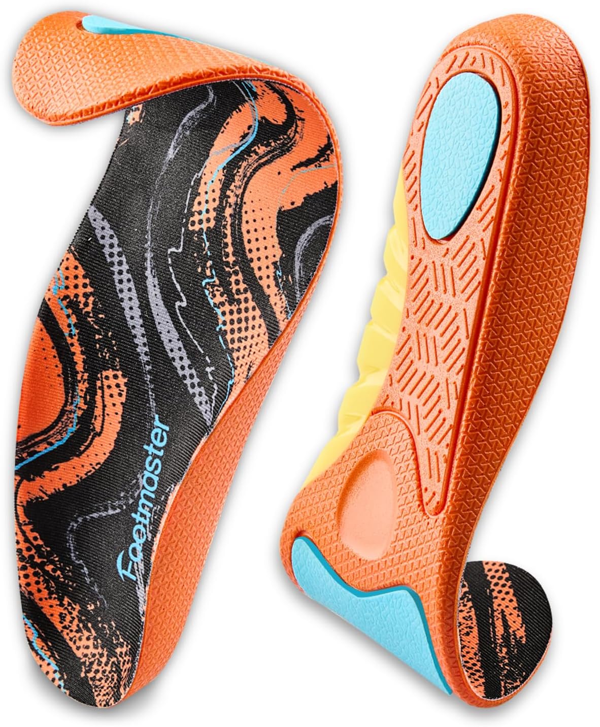 Footmaster Plantar Fasciitis Pain Relief Insoles,All-Day Comfort Orthotic Shoe Inserts with Arch Support,Shock Absorbing for Heel Pain and Flat Feet - Image 8