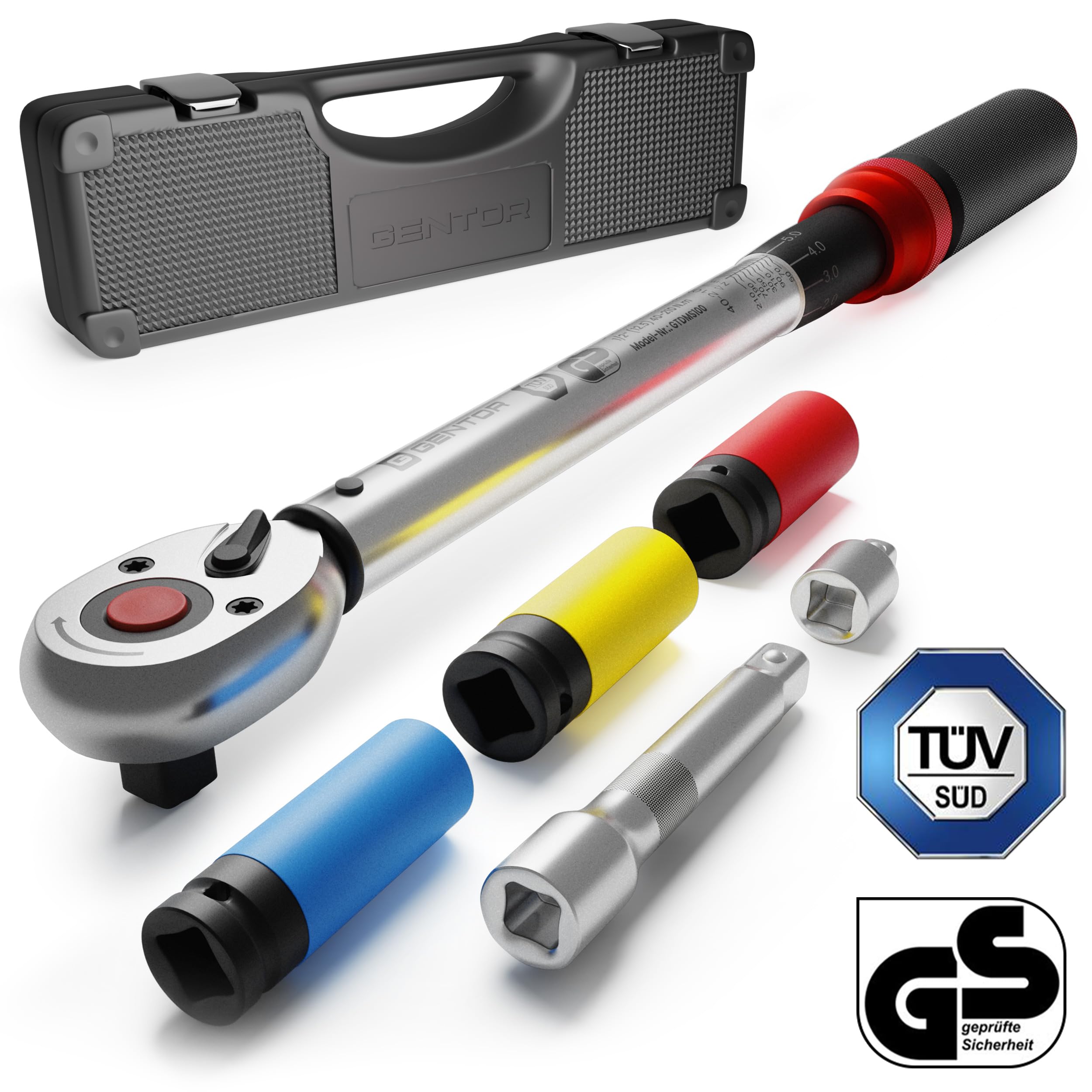 Drehmomentschlüssel 1/2 Zoll 40-210 Nm Auto Reifenwechsel Ratsche TUV & GS
