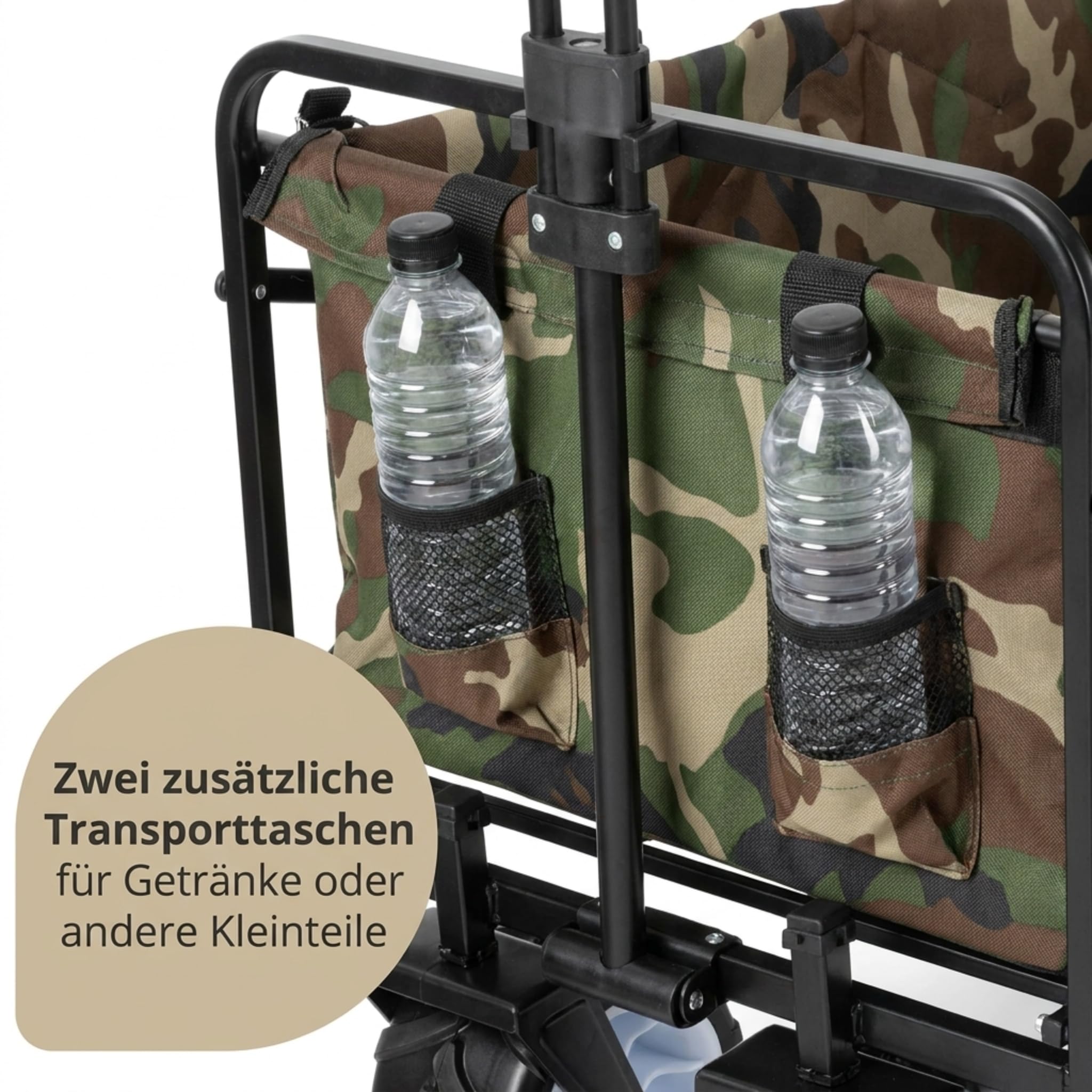 Stagecaptain Bollycart-907 CA Chariot à roulettes d’extérieur Pliable Camouflage