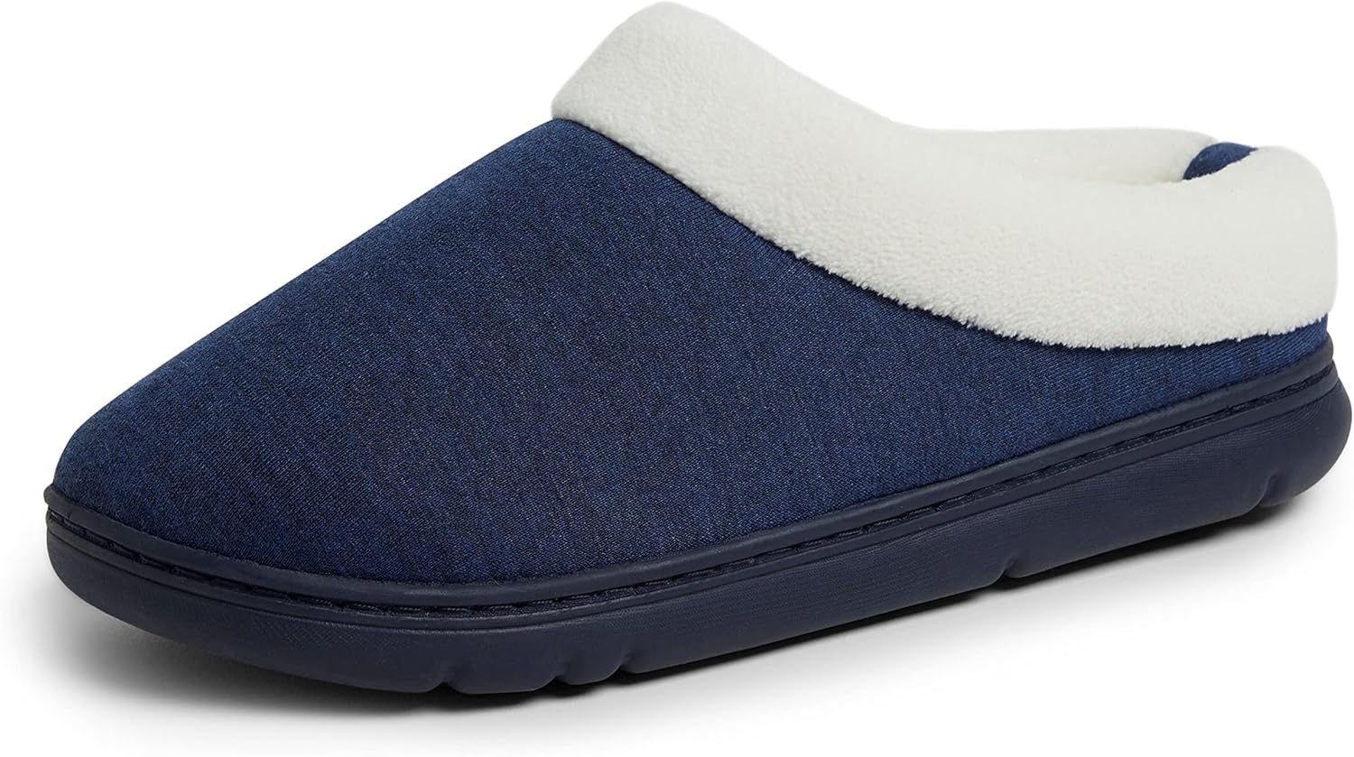 Dearfoams Women’s Olive Memory Foam Sweatshirt Clog Slippers