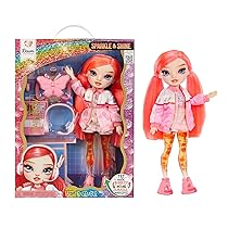 Rainbow High Sparkle & Shine Doll – Dawn – Bambola Fashion di 28 cm con Capelli Rosso Corallo e Bolle Magiche Sulle Gambe, Colore, Stile, Gioco, Collezionabile, Età 4-12 anni