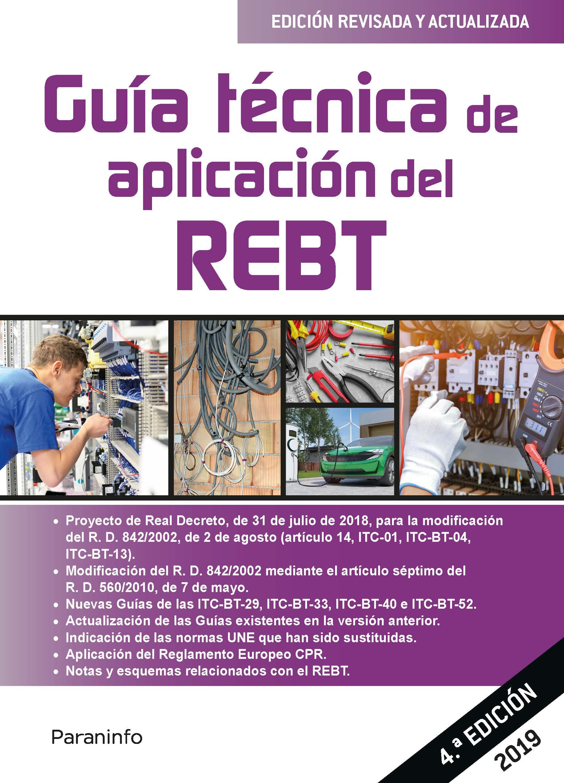 Guía técnica de aplicación del REBT 4.ª edición (CERTIFICADOS DE PROFESIONALIDAD)