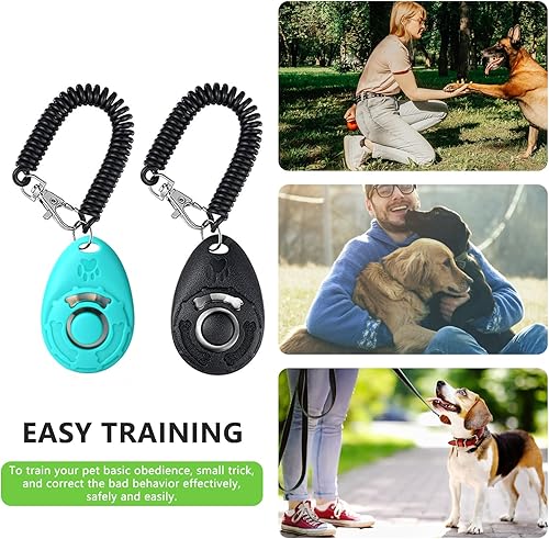 Miniatura 4 de Bolsa de golosinas para perros  3 formas de llevar bolsas de golosinas para entrenamiento de mascotas y 2 piezas de teñido con clicker para perros,