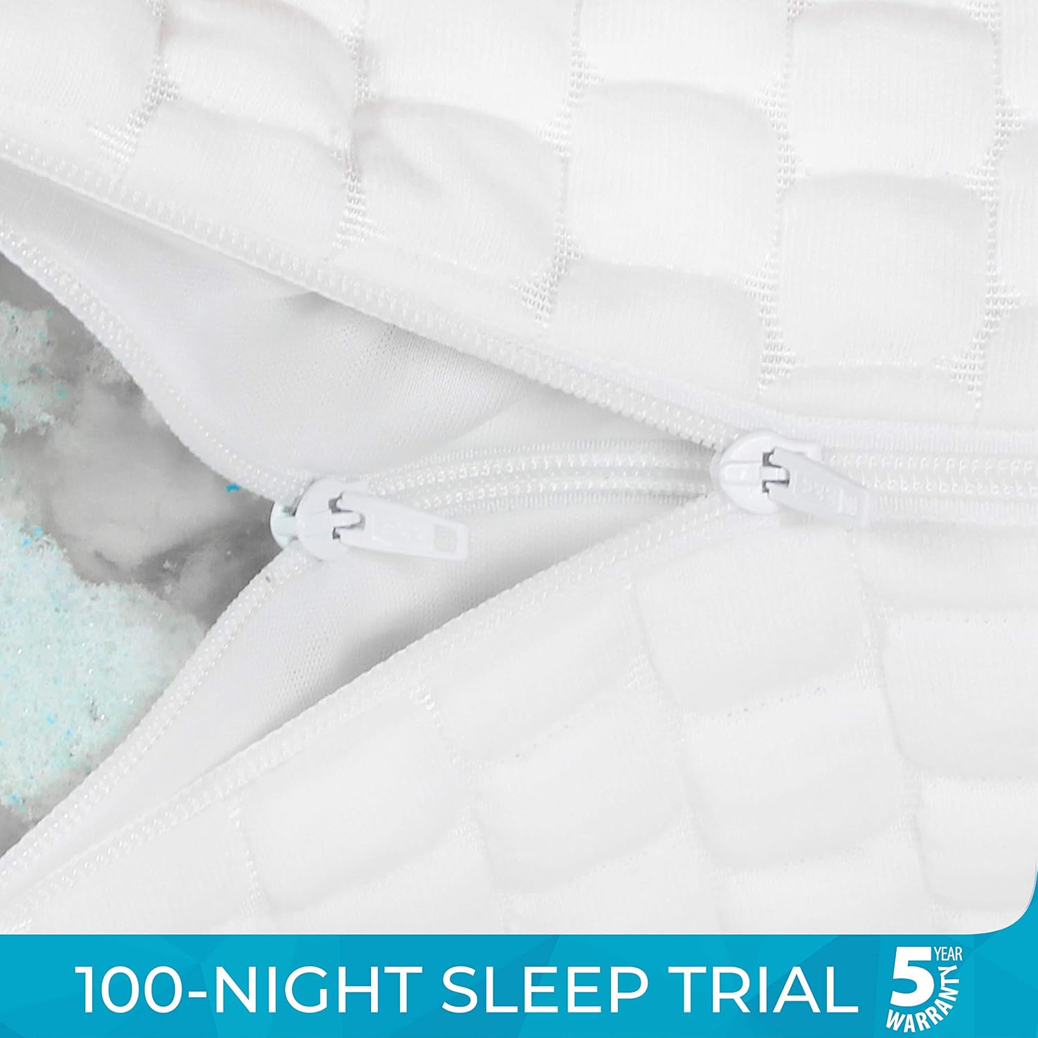 Holiday Deals 🛒 LETTO Adjustable Bed Pillow for Sleeping - Hypoallergenic Memory Foam. Made in USA. Bubble Tencel Washable Cover. Huggable & Plush. CertiPUR-US and GREENGUARD Gold Certified. (B-King)