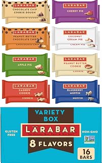 Larabar Variety Pack, Gluten Free Vegan Fruit & Nut Bars, 1.7 oz, 16 ct