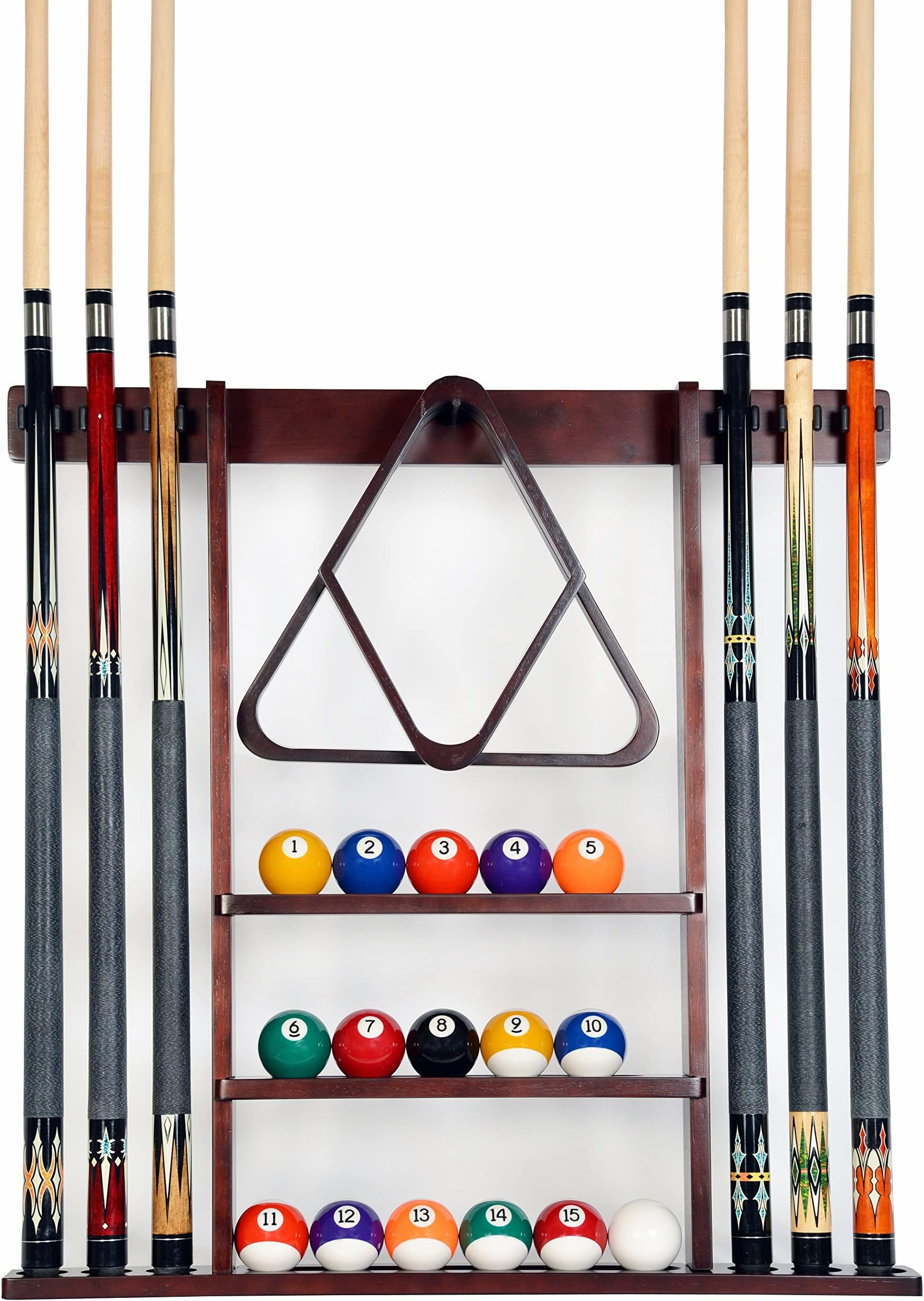 Cue Rack Only 6 Pool Cues