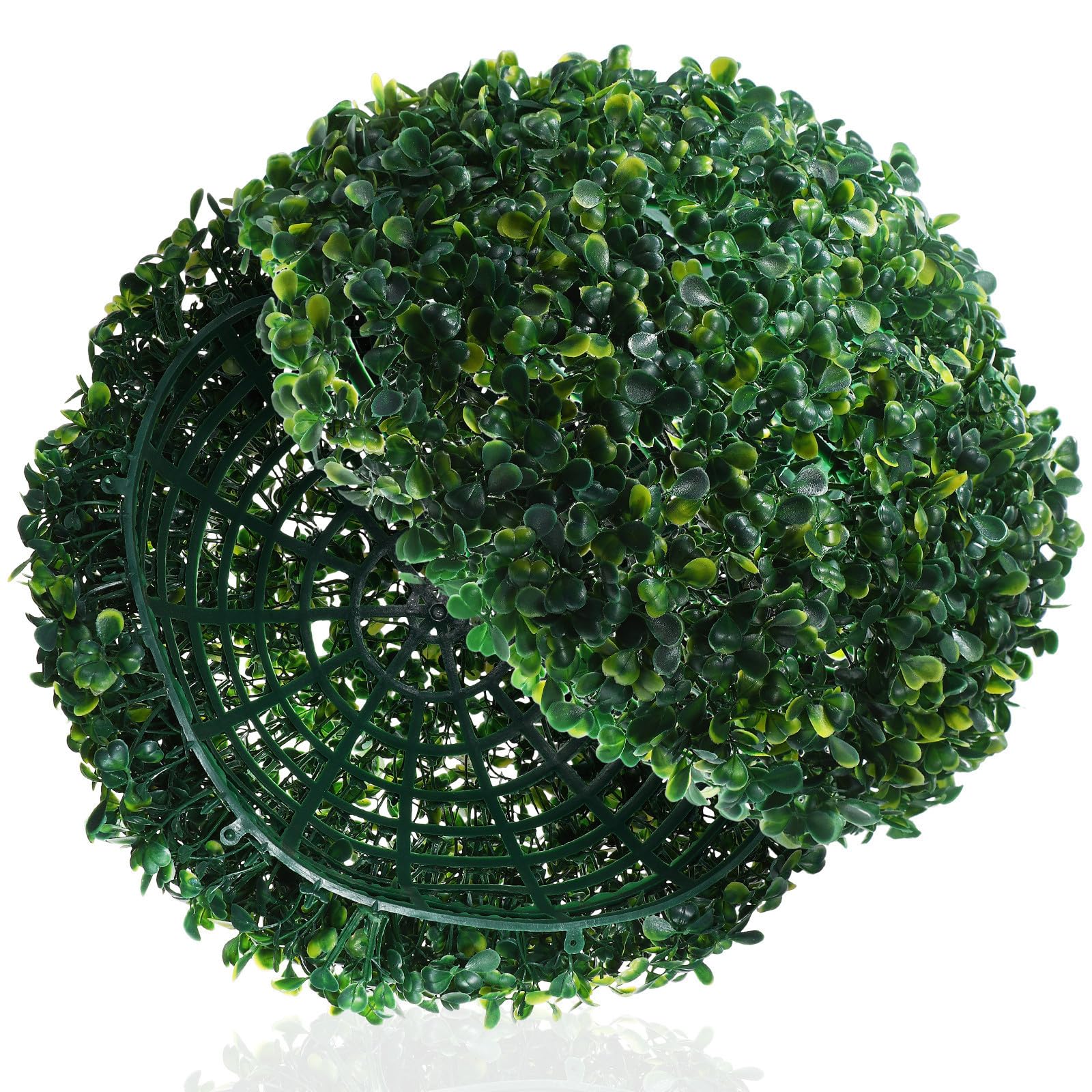Bola topiaria de plástico Toddmomy: planta decorativa verde para porche