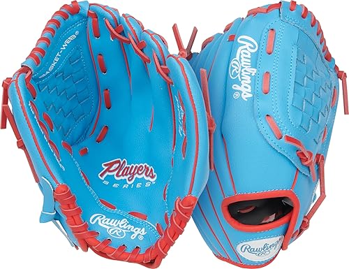 Miniatura 7 de Rawlings Players Series PL90SSG - Guantes de béisbol para jóvenes de 9.0in