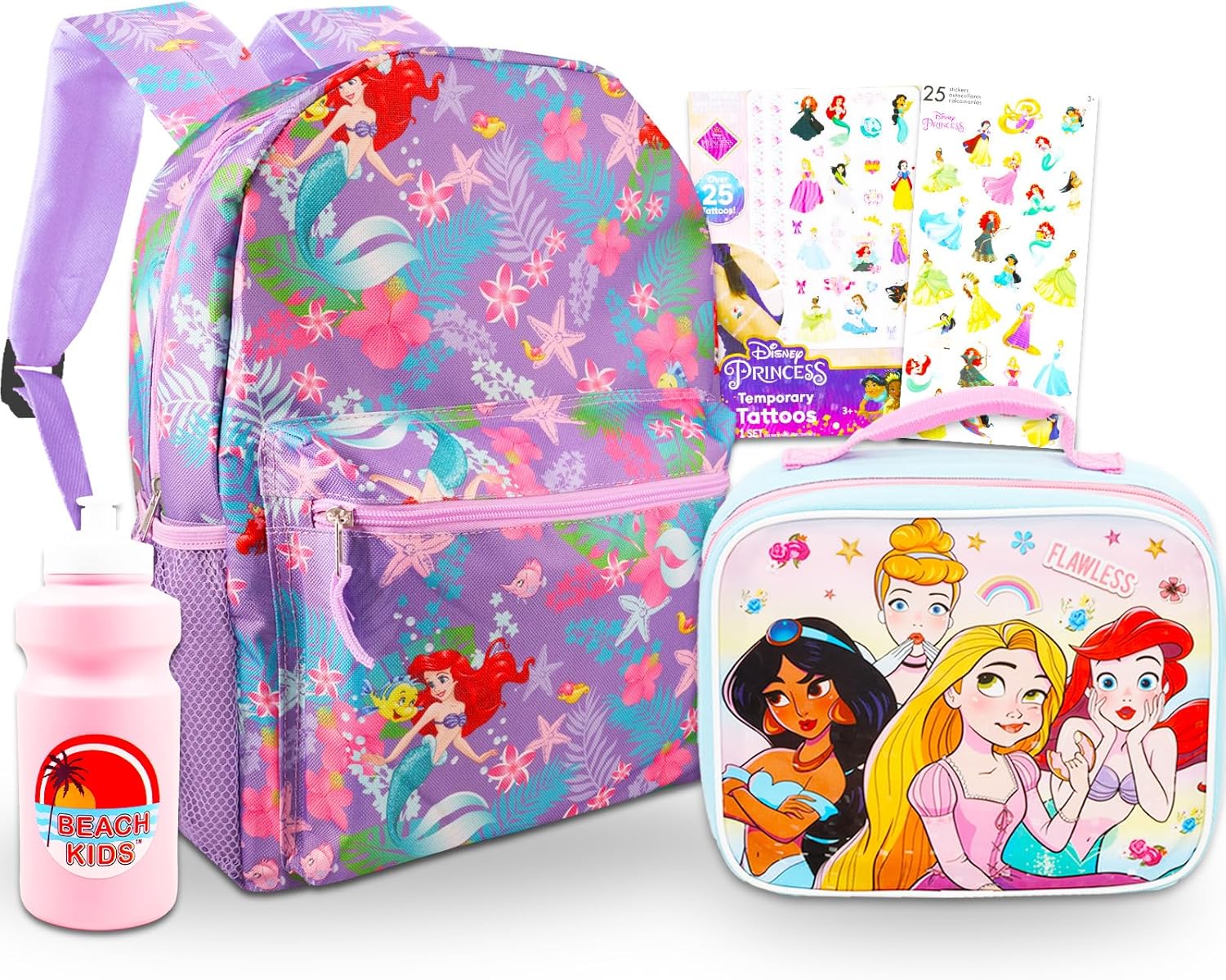 Disney Little Mermaid Backpack Set with Lunch Bag Liberia Ubuy - Main Image