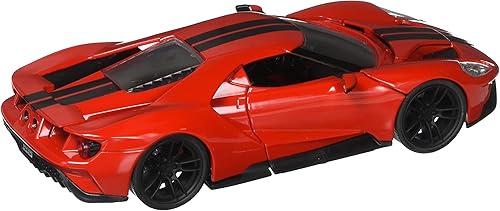Miniatura 2 de JADA 1 24 - Metales - Bigtime Muscle - Ford GT 2017 (Rojo con Rayas Negras) Vehículo fundido a troquel
