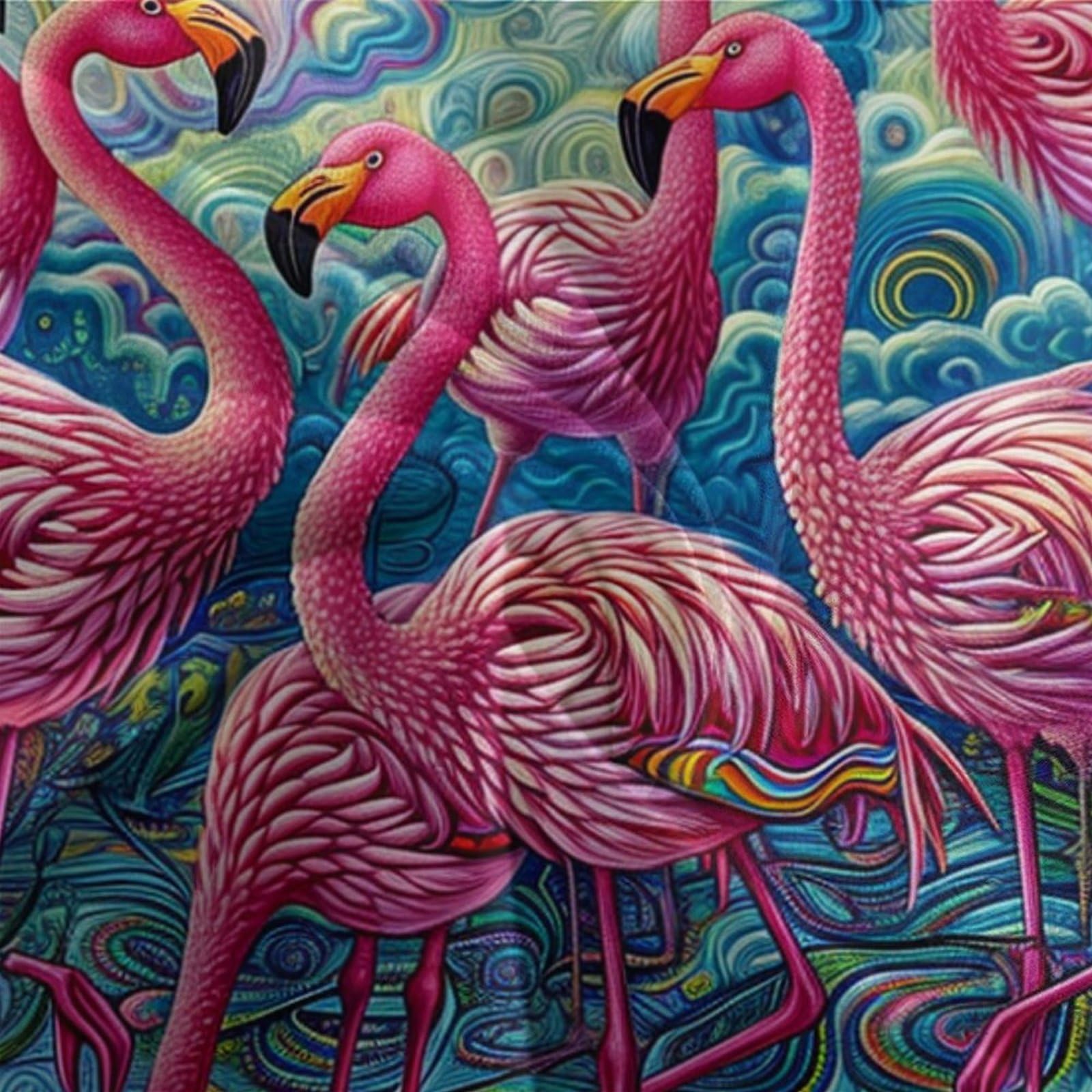 Stampato in 3D Fenicottero Copertina Stampata Microfibra Disegnata Biancheria Da Letto Stile Morbido Con 2 Federe,Double（200x200cm）, Per Ragazzi Adulti