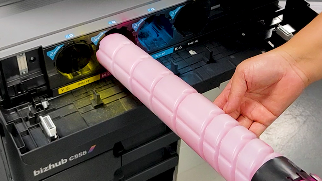 Watch TN514 TN514K TN514C TN514M TN514Y Toner Cartridge on Amazon Live