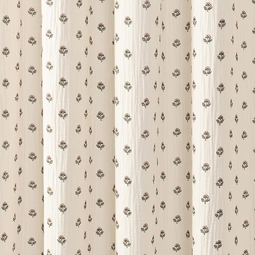 Peri Home 100% Cotton Fabric Shower Curtain - Thumbnail 2