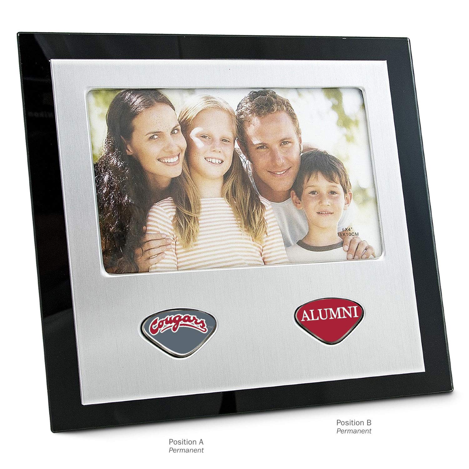 AdSpec NCAA Washington State Cougars Collegiate Photo FrameCollegiate Photo Frame, Silver, One Size