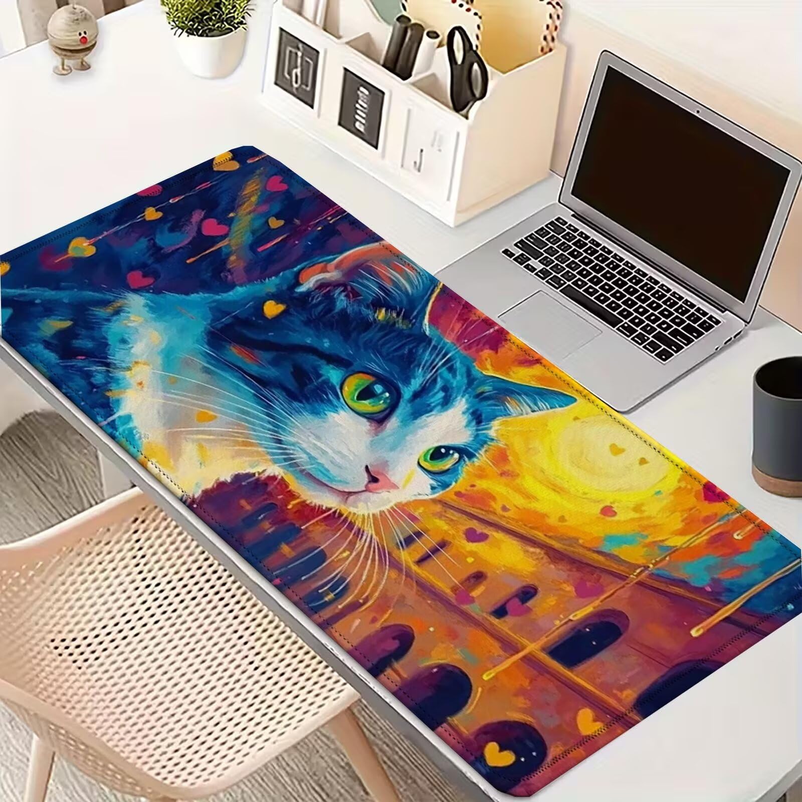 Tapis de Souris XXL Tapis de Souris Gaming 900 x 450 mm Couleur 0-z61