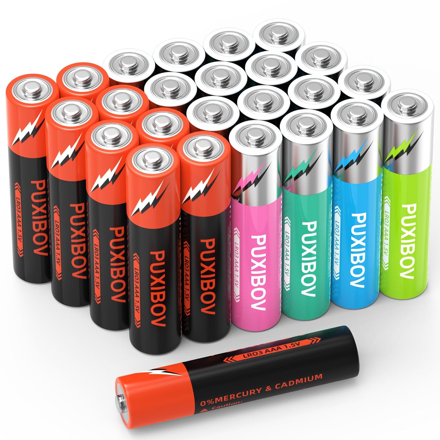 Triple AAA Batteries 24 Pack Battery Alkaline Long-Lasting Batteries - Leakproof 1 5V Batteries - LR03 Size Battery