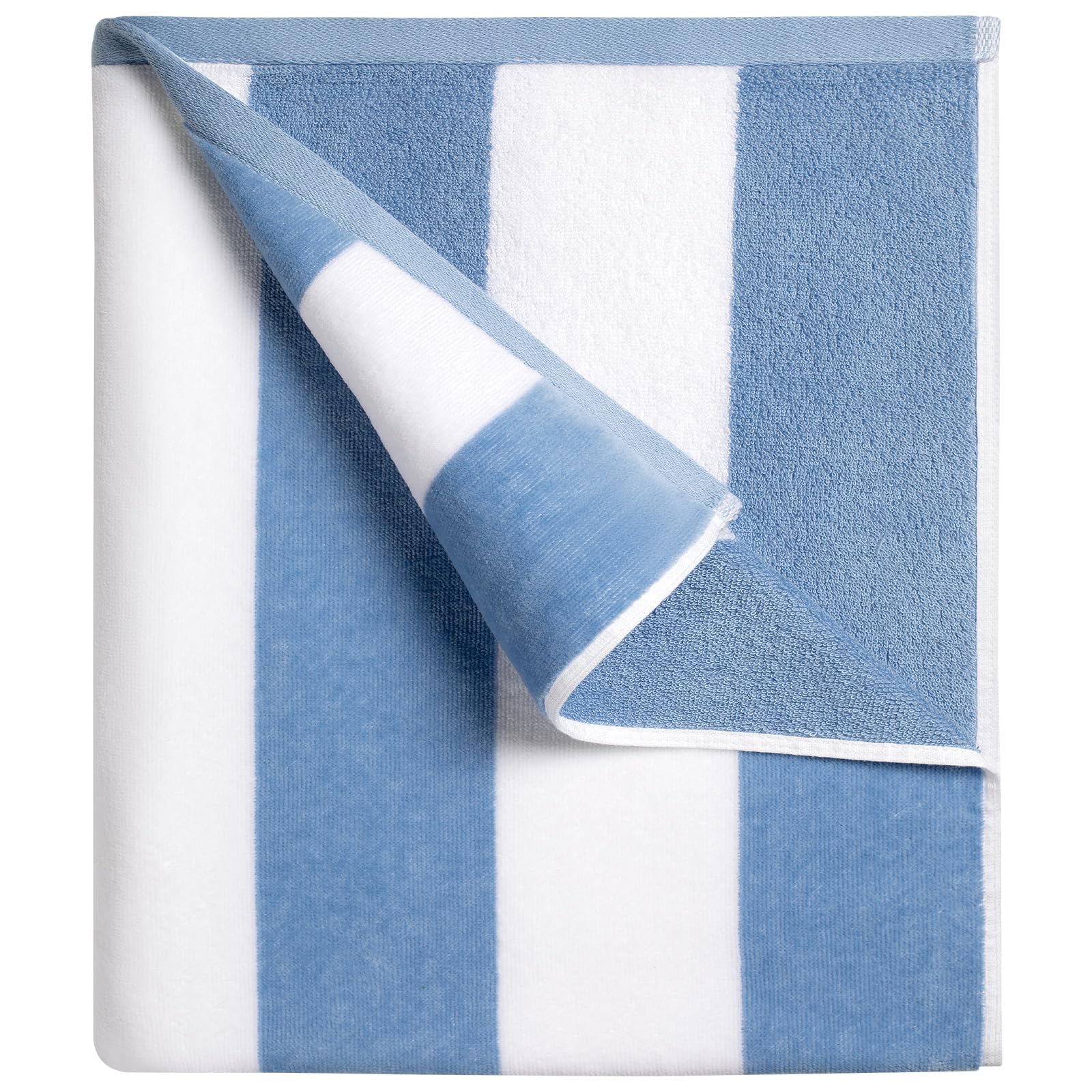 Photo 1 of cabanana Beach Towel - 35 x 70 Inch Cotton Pool Towel, Blue
