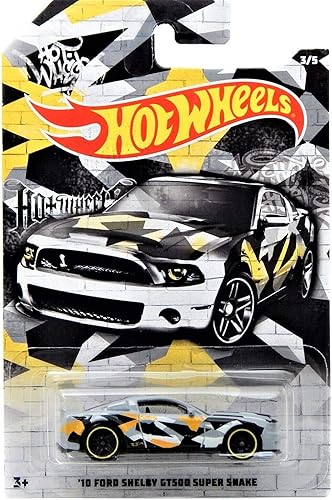 Coche fundido a presión para Ford Shelby GT500 Super Snake Series 35 '10 HW Wal Mart 2020