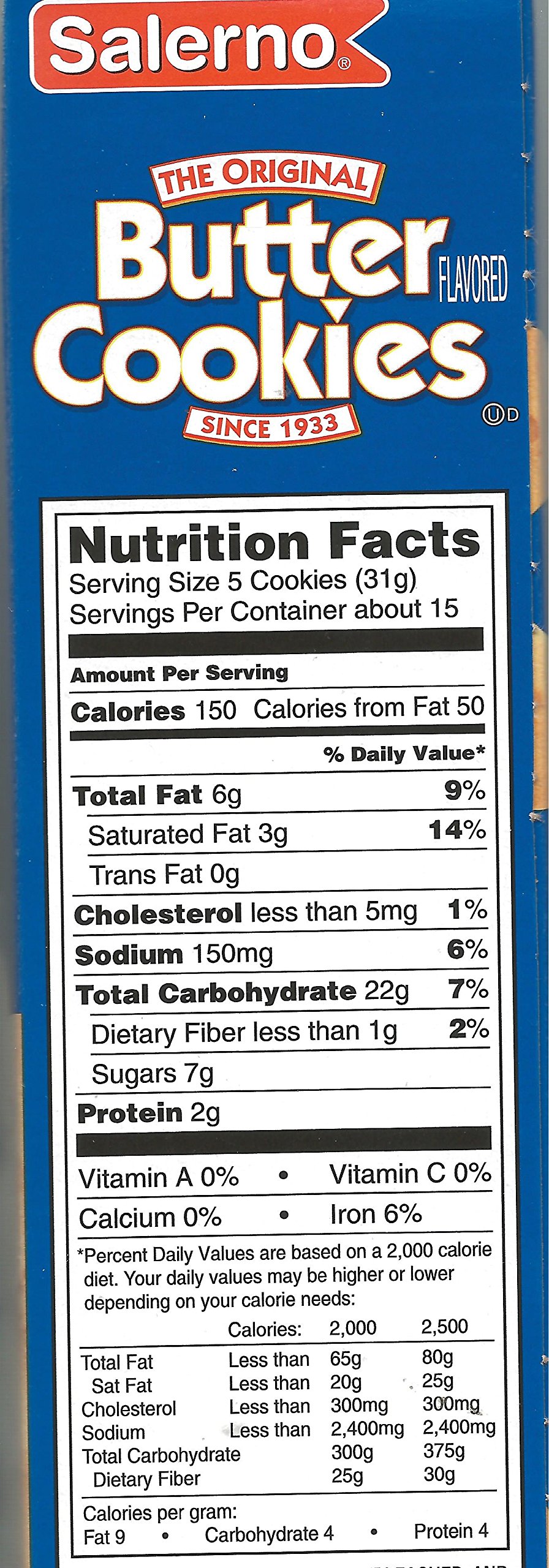 Salerno Butter Cookies