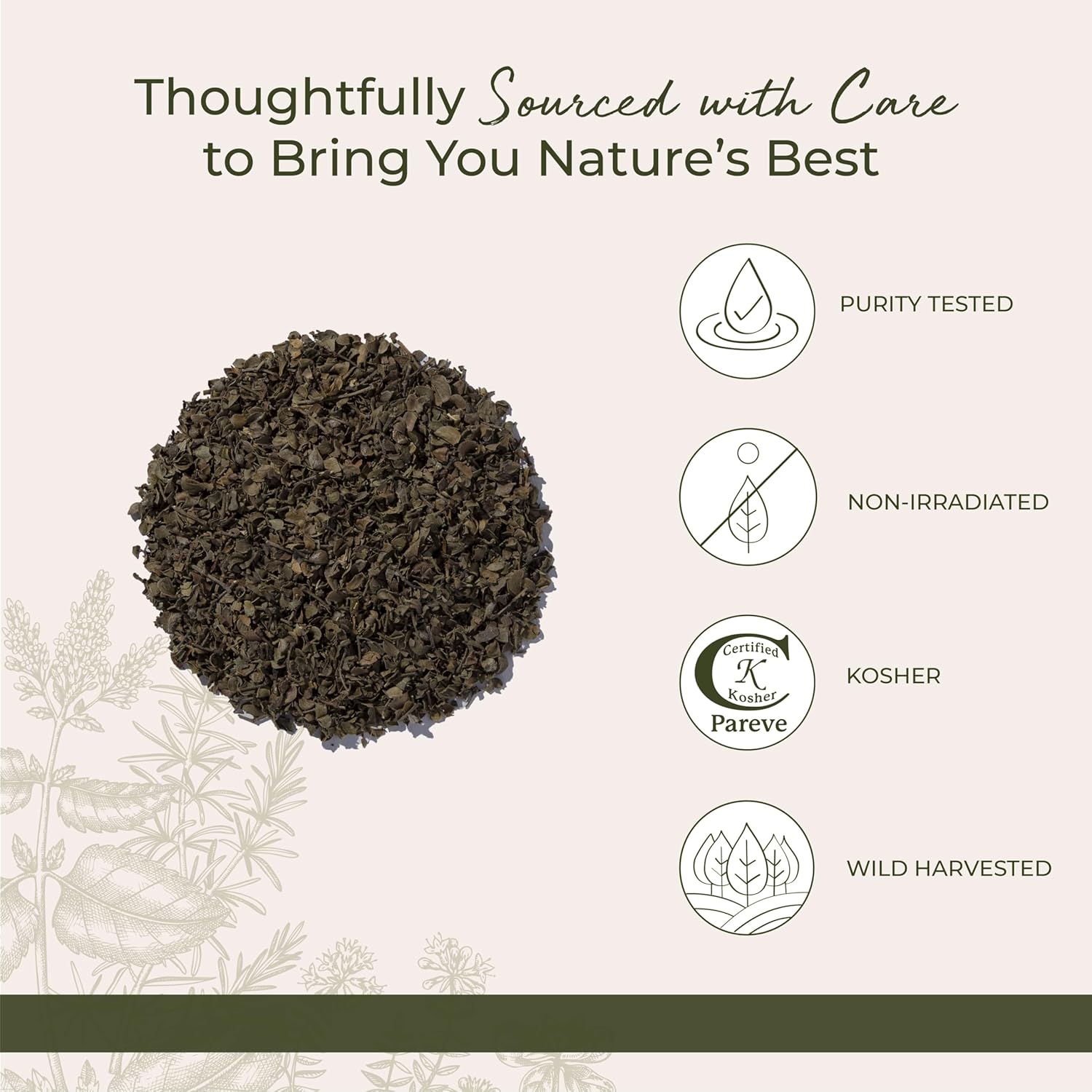 Starwest Botanicals Wildcrafted Chaparral Leaf - Dried Loose Leaf Herb for Tea, Sourced from Creosote Bush, Natural Wellness Support for Women & Men, Cut & Sifted, Certified Kosher - Bulk 1 lb Bag - Image 4