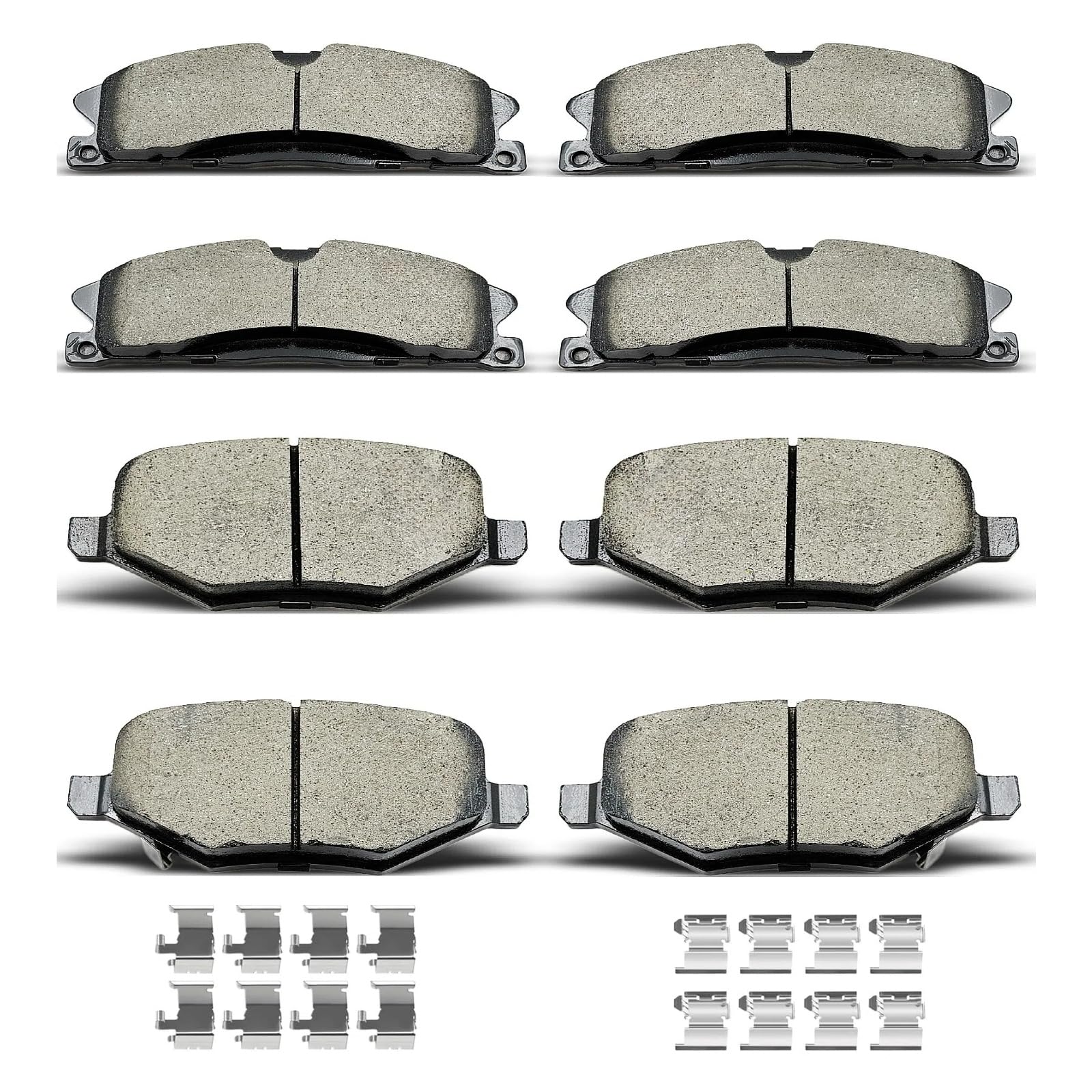 Evkingauto Ceramic Brake Pads (8-Piece)