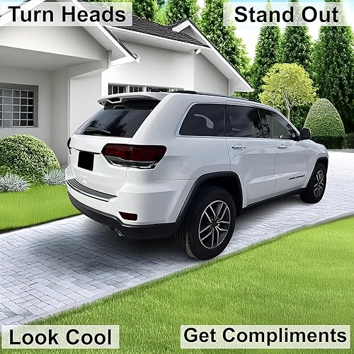 Miniatura 2 de BOGAR TECH DESIGNS Luz trasera tintada para el tercer freno y parachoques trasero, luz reflectora, tintado compatible con Jeep Grand Cherokee