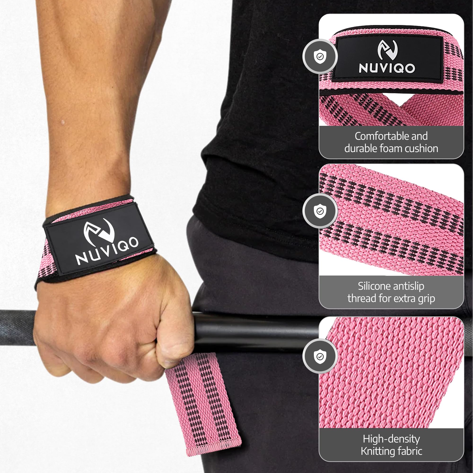 Juego de almohadillas para barra (rosa)