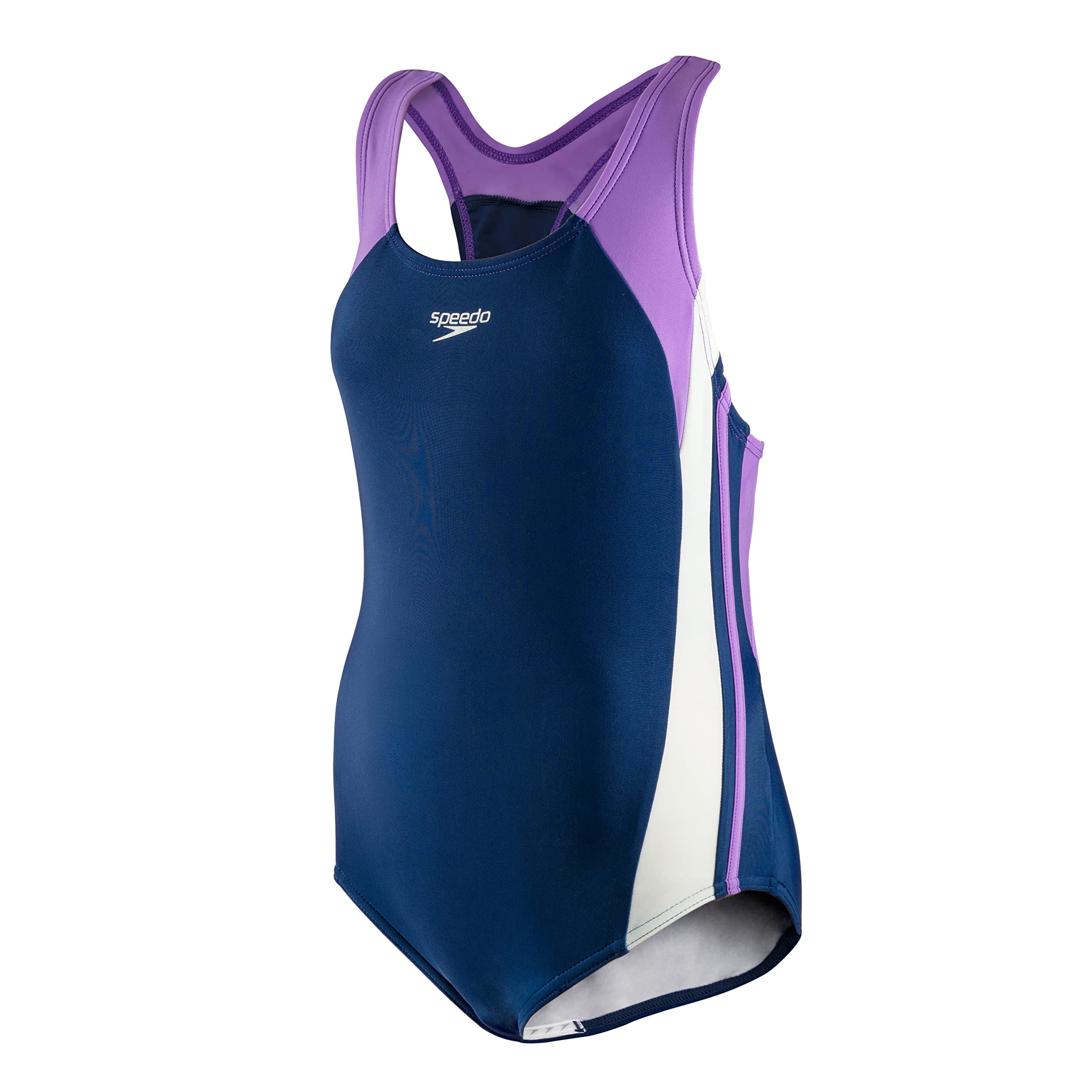 Speedo Traje de baño para niña One Piece Infinity Splice Thick Strap - Manufacturer Discontinued una pieza (1 unidad)
