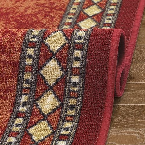 Miniatura 6 de Antep Rugs Alfombras Modernas con Bordes 2x4 Antideslizantes (Antideslizante) de Perfil Bajo con Respaldo de Goma Alfombras de Área para Cocina