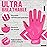 HANDLANDY Adult Football Gloves, Sticky Receiver Gloves,Super Grip Football Glove Best Gift for Boys,Girls (Pink, X-Large-Adult)