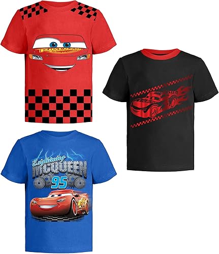 Disney Camiseta gráfica Cars Lightning McQueen Pixar (juegos) Tow Mater Doc Cruz Finn Outfit Tee Niños Cumpleaños Ropa para niños