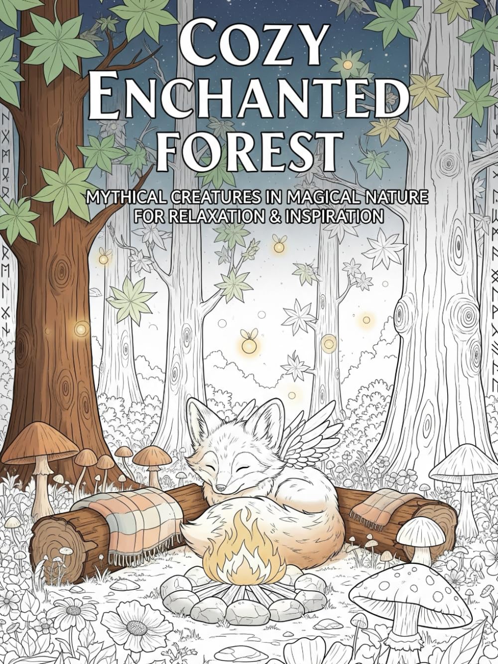 Cozy Enchanted Forest: Mythical Creatures in Magical Nature for Relaxation & Inspiration