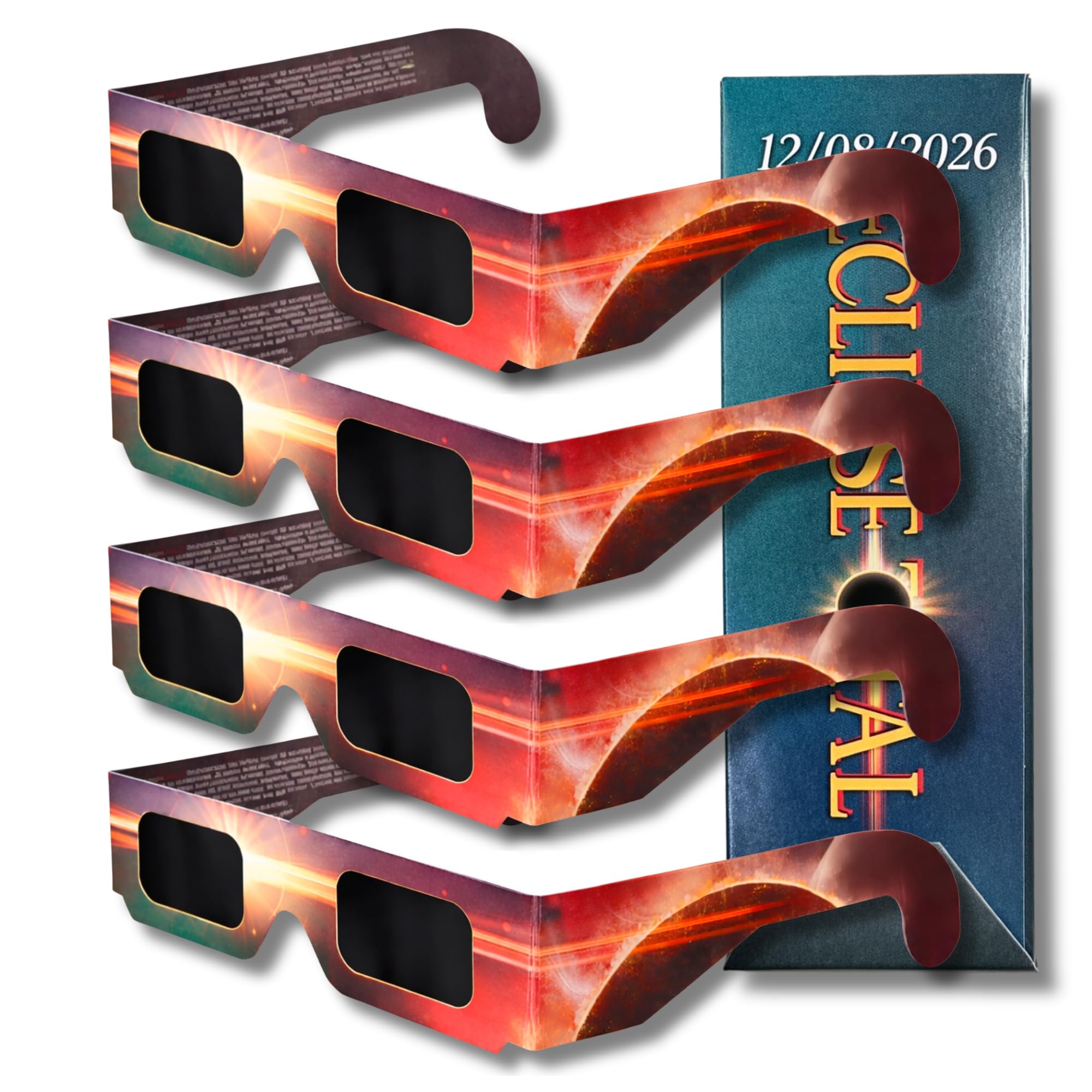 4 x okulary przeciwsłoneczne z certyfikatem ISO 12312-2 i CE