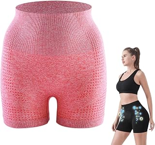 Ion Shaping Shorts - 2023 New Shapermov Ion Shaping Shorts,Comfort Breathable Fabric - Tourmaline Ion Shaping Shorts (S/M: 40-65kg, Pink)