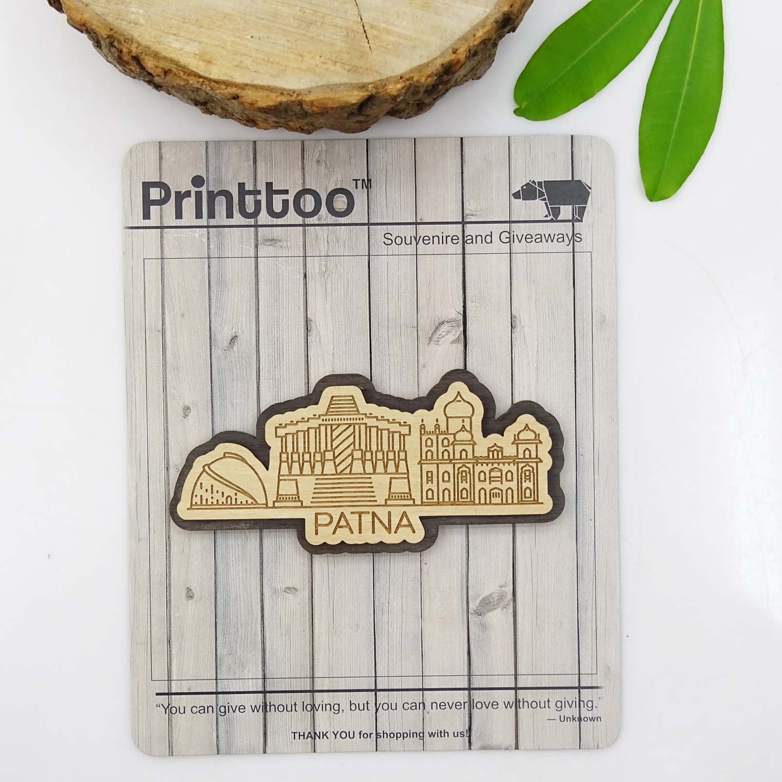 Printtoo Magnete Da Frigorifero In Legno Inciso, Souvenir Monumenti Del Messico, Regalo Decorativo Per Viaggiatori