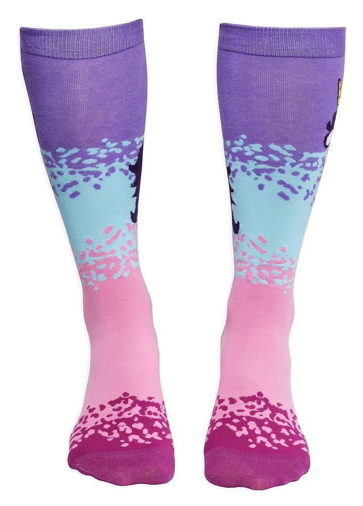 FedMois 6 Paia Calzini Lunghi Calzettoni Antiscivolo Al Ginocchio - Foto 2