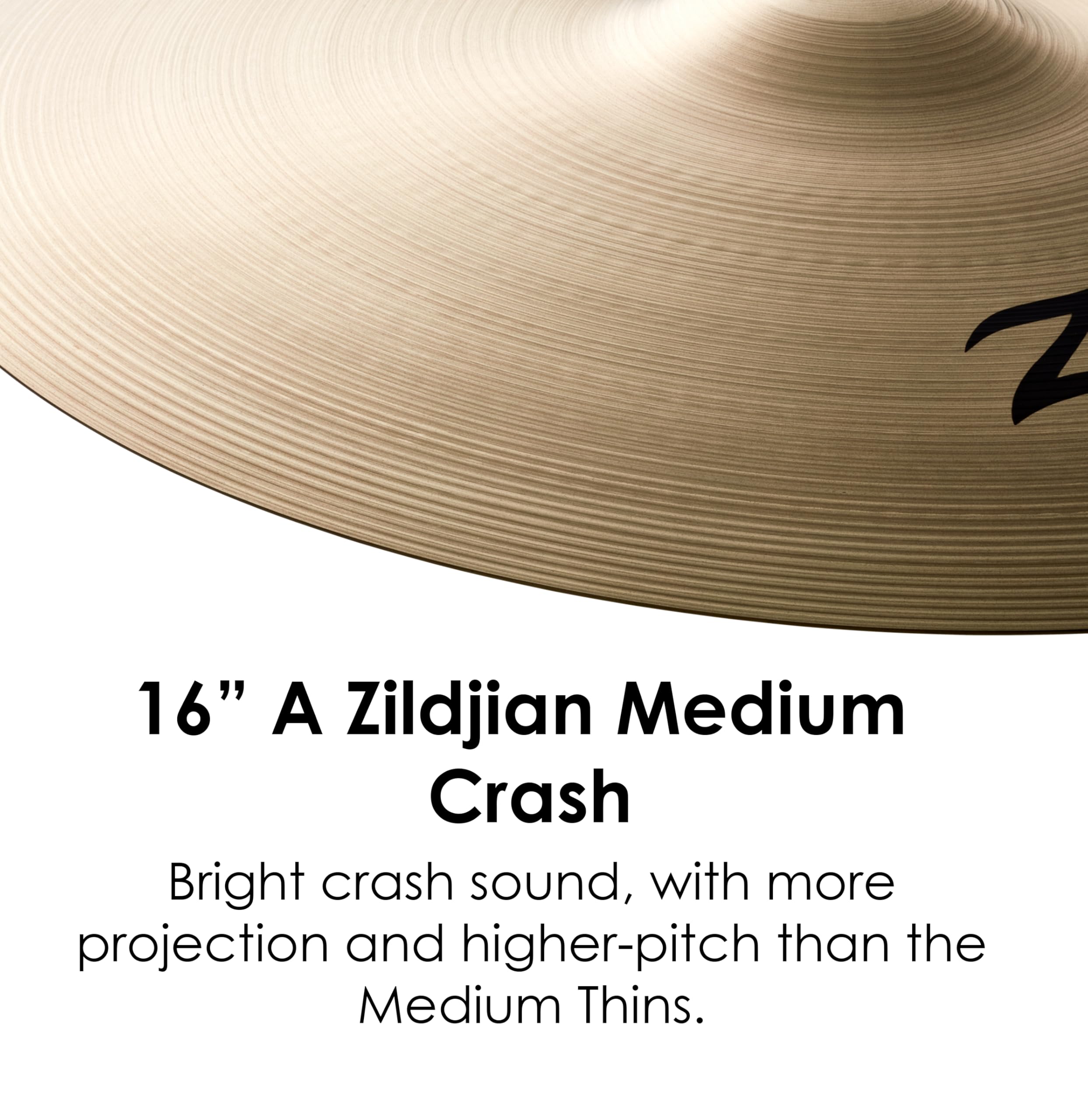ヴィンテージ　ジルジャン シンバル 16インチ　1600g Amazon.com: Zildjian 16