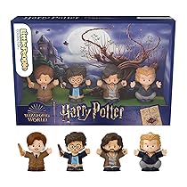 Little People Collector – Harry Potter e il prigioniero di Azkaban, 4 personaggi in Edizione Speciale, include Harry, Sirius Black, Remus Lupin e Peter Minus, giocattolo da collezione, 8+ anni, HVG47