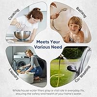 Vista 7 de PUREPLUS 10" x 4.5" RFN10BB-SZ Whole House Iron & Manganese Reduce Water Filter Replacement Cartridge, 1 Pack